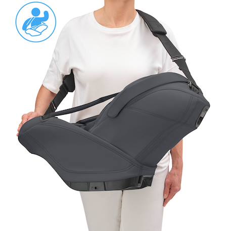 Siège auto bébé coral slide pro Black onyx+Moon graphite+Sapphire sand 10 - vertbaudet enfant 