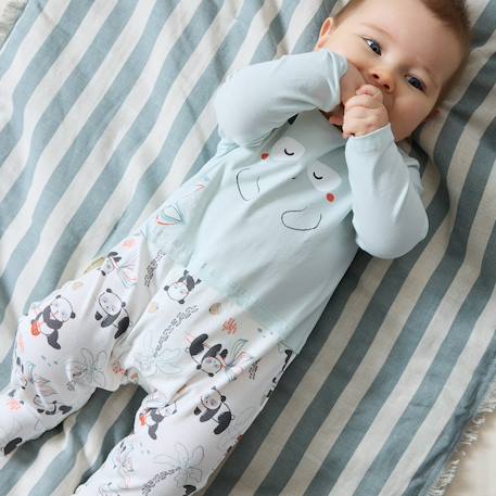 Pyjama bébé bento Vert 5 - vertbaudet enfant 