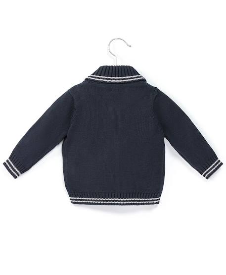 Gilet 100% coton bébé garçon Indigo 2 - vertbaudet enfant 