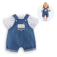 Jouet-Poupons et poupées-Poupons et accessoires-Combishort & t-shirt petit explorateur pour poupon 36 cm