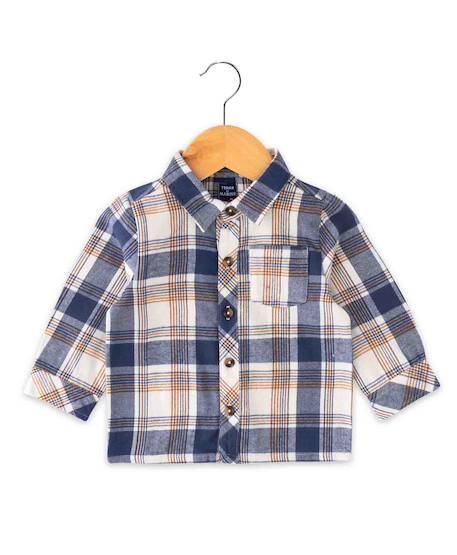Ensemble pantalon + haut 100% coton bébé garçon Carreaux 3 - vertbaudet enfant 