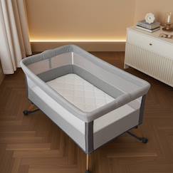Chambre et rangement-Babysom - matelas cododo bébé 52x89 cm - housse en viscose de bamboo - sans traitement chimique - déhoussable - certifié oekotex