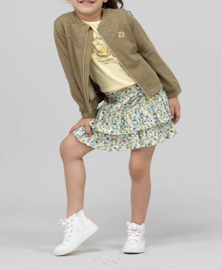Veste fille Kaki 3 - vertbaudet enfant 