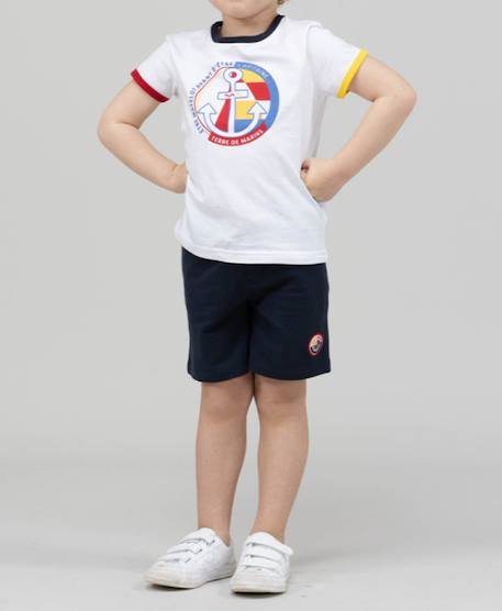 T-shirt manches courtes 100% coton garçon Blanc optique 4 - vertbaudet enfant 