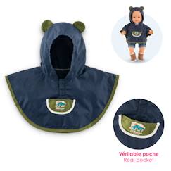 Jouet-Poupons et poupées-Poupons et accessoires-Poncho de pluie petit explorateur pour poupon 36 cm