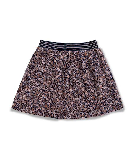 Jupe courte 100% coton fille Imprime indigo 2 - vertbaudet enfant 