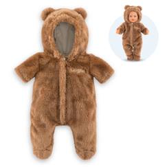 Jouet-Poupons et poupées-Pilote ours brun pour poupon 36 cm