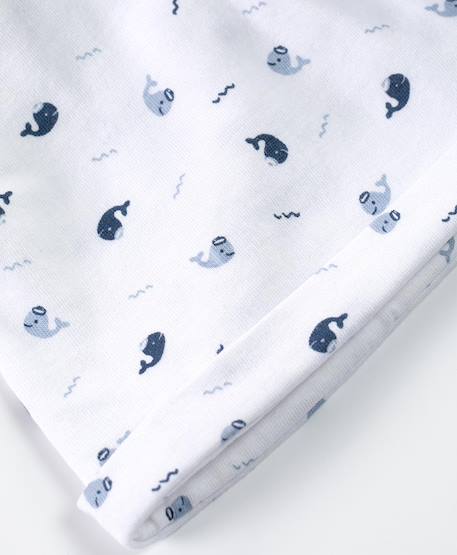 Ensemble accessoires 100% coton bébé garçon Imprime bleu 3 - vertbaudet enfant 