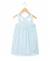Robe sans manches 100% coton fille Fond blanc raye vert 3 - vertbaudet enfant 
