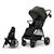 oussette Kinderkraft GRANDE 2 avec Grandes Roues Amorties, Dossier Inclinable, Pliage à Une Main CLICK&FOLD Rapide Beige+Gris+Noir+Rouge+Vert 25 - vertbaudet enfant 