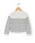 Gilet 100% coton fille Fond naturel raye indigo 3 - vertbaudet enfant 