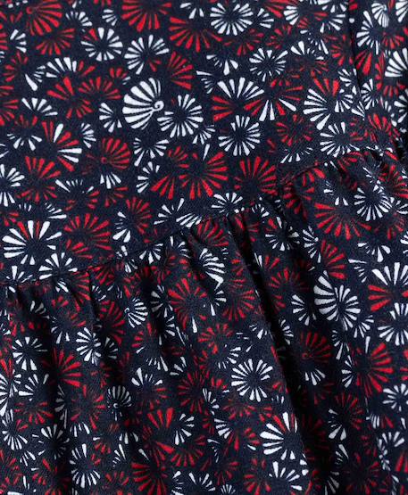 Blouse manches longues 100% coton fille Imprime rouge 3 - vertbaudet enfant 
