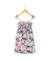 Robe sans manches 100% coton fille Imprime fond rose 2 - vertbaudet enfant 