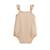 Lot de 2 barboteuses bloomer bébé en gaze de coton praline Ecru 4 - vertbaudet enfant 