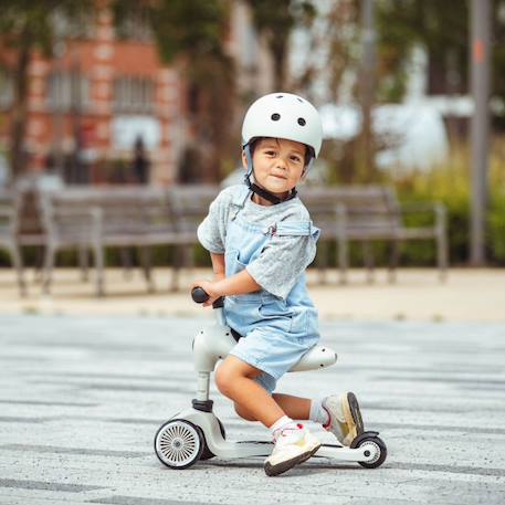 Trottinette evolutive enfant highwaykick Gris cendré 6 - vertbaudet enfant 