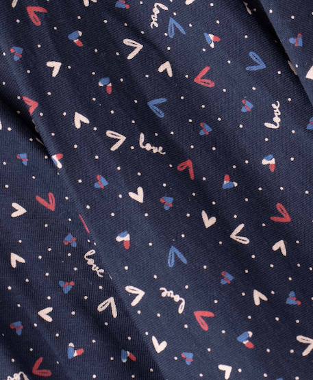 Jupe courte 100% coton fille Imprime indigo 2 - vertbaudet enfant 