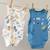 Lot de 2 bodies bébé sans manches biscarosse Bleu 6 - vertbaudet enfant 