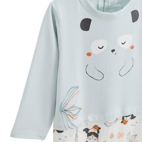 Pyjama bébé bento Vert 4 - vertbaudet enfant 