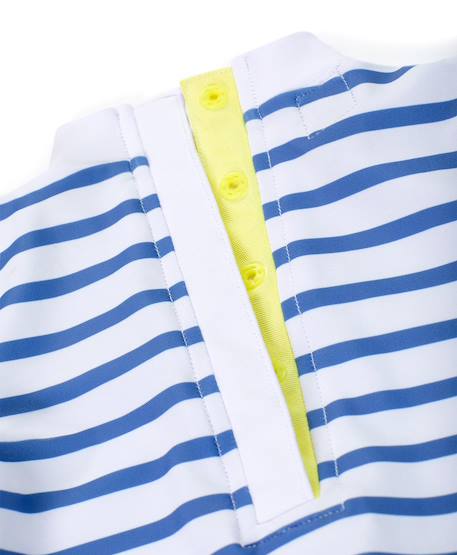 Maillot de bain bébé garçon Fond blanc raye bleu 3 - vertbaudet enfant 
