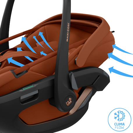 Siège auto bébé coral slide pro Black onyx+Copper terra+Moon graphite+Oak truffle+Sapphire sand 12 - vertbaudet enfant 