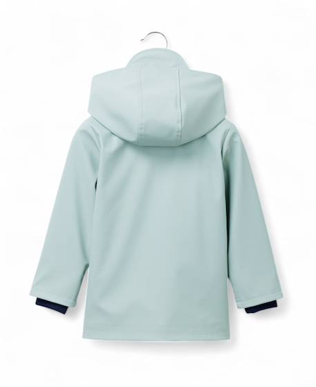 Ciré imperméable à capuche fille Vert pale 4 - vertbaudet enfant 