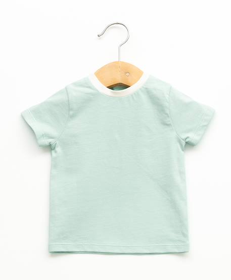 Ensemble salopette + haut 100% coton bébé garçon Gris chine clair 4 - vertbaudet enfant 