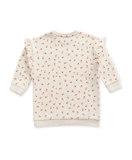 Ensemble robe + bas 100% coton bébé fille Imprime fond grege 4 - vertbaudet enfant 