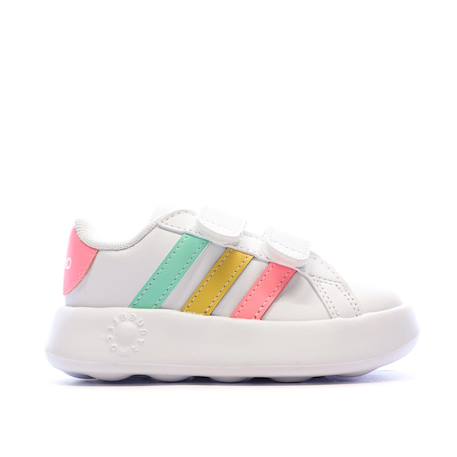 Baskets fille grand court 2.0 Blanc 1 - vertbaudet enfant 