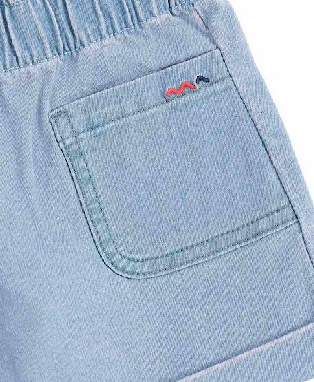 Short fille Denim clair 2 - vertbaudet enfant 