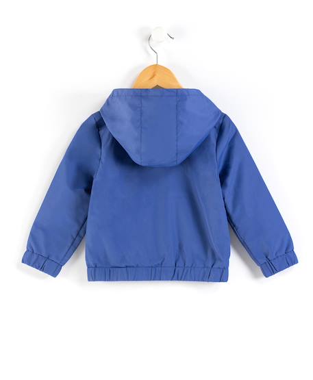 Coupe vent à capuche garçon Bleu vif 2 - vertbaudet enfant 