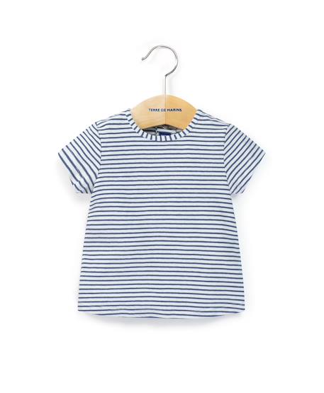 Ensemble salopette + haut 100% coton bébé fille Indigo 4 - vertbaudet enfant 