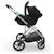 Poussette 3-en-1 PRIME 3 légère avec grandes roues 8/12, conduite à une main, memory buttons, siège été avec panneau mesh, pliage compact, habillage pluie, moustiquaire, siège-auto mink pro 2 inclus Beige+Brun+Noir+Vert 3 - vertbaudet enfant 