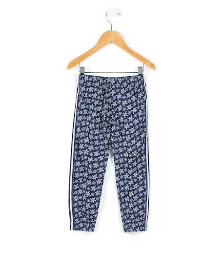 Pantalon fille Imprime fond marine 2 - vertbaudet enfant 