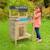 Cuisine d'extérieur pour enfant junior cook bois fsc® Marron - bleu - noir 1 - vertbaudet enfant 