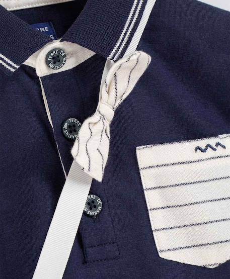 Polo manches courtes 100% coton garçon Bleu indigo 3 - vertbaudet enfant 