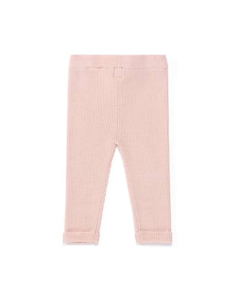 Legging long bébé fille Rose pale 2 - vertbaudet enfant 