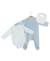 Ensemble bébé 3 pièces bébé garçon Bleu ciel 3 - vertbaudet enfant 