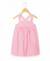 Robe sans manches 100% coton fille Fond blanc raye rose 3 - vertbaudet enfant 