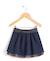 Jupe courte 100% coton fille Imprime indigo 4 - vertbaudet enfant 