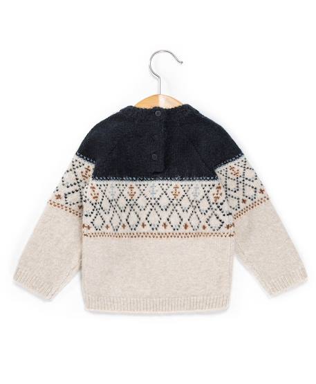 Pull bébé garçon Beige chine 2 - vertbaudet enfant 