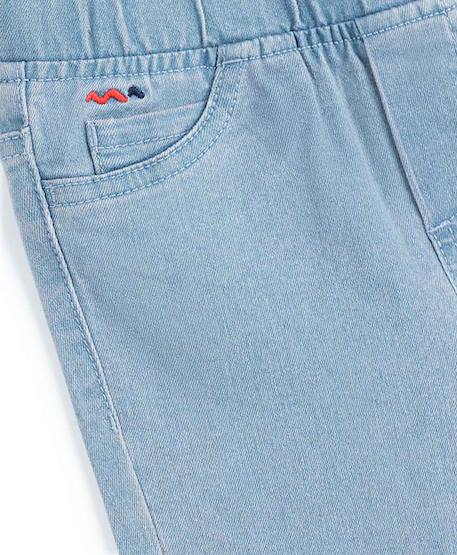 Jean fille Denim clair 3 - vertbaudet enfant 