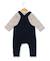 Ensemble salopette + haut 100% coton bébé garçon Indigo 2 - vertbaudet enfant 
