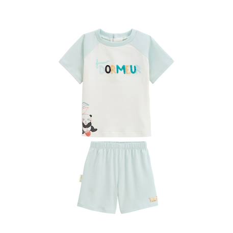 Pyjama short enfant 2 pièces bento Vert 2 - vertbaudet enfant 