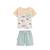 Ensemble enfant t-shirt et short bento Vert 2 - vertbaudet enfant 