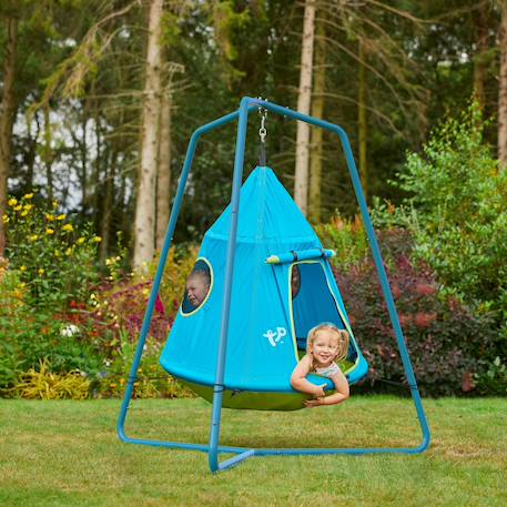 Balançoire tente avec structure ovni métal h159cm Bleu 1 - vertbaudet enfant 