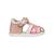 Sandales en cuir  à scratch Marine   jaune foncé+Marron   marine+Rose clair   pink 13 - vertbaudet enfant 
