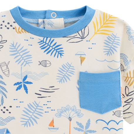 T-shirt enfant biscarosse Bleu 4 - vertbaudet enfant 