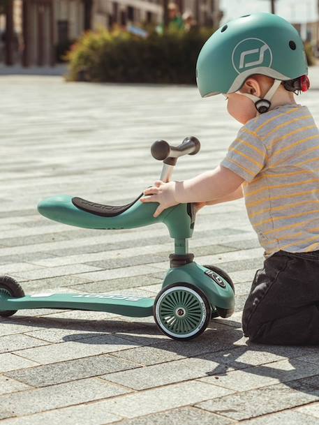 Trottinette evolutive enfant highwaykick Vert forêt 5 - vertbaudet enfant 