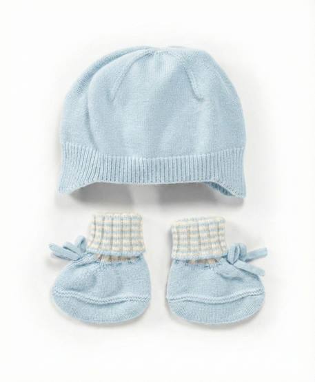 Ensemble accessoires bébé garçon Bleu ciel 3 - vertbaudet enfant 