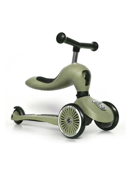 Trottinette evolutive enfant highwaykick Vert olive 2 - vertbaudet enfant 
